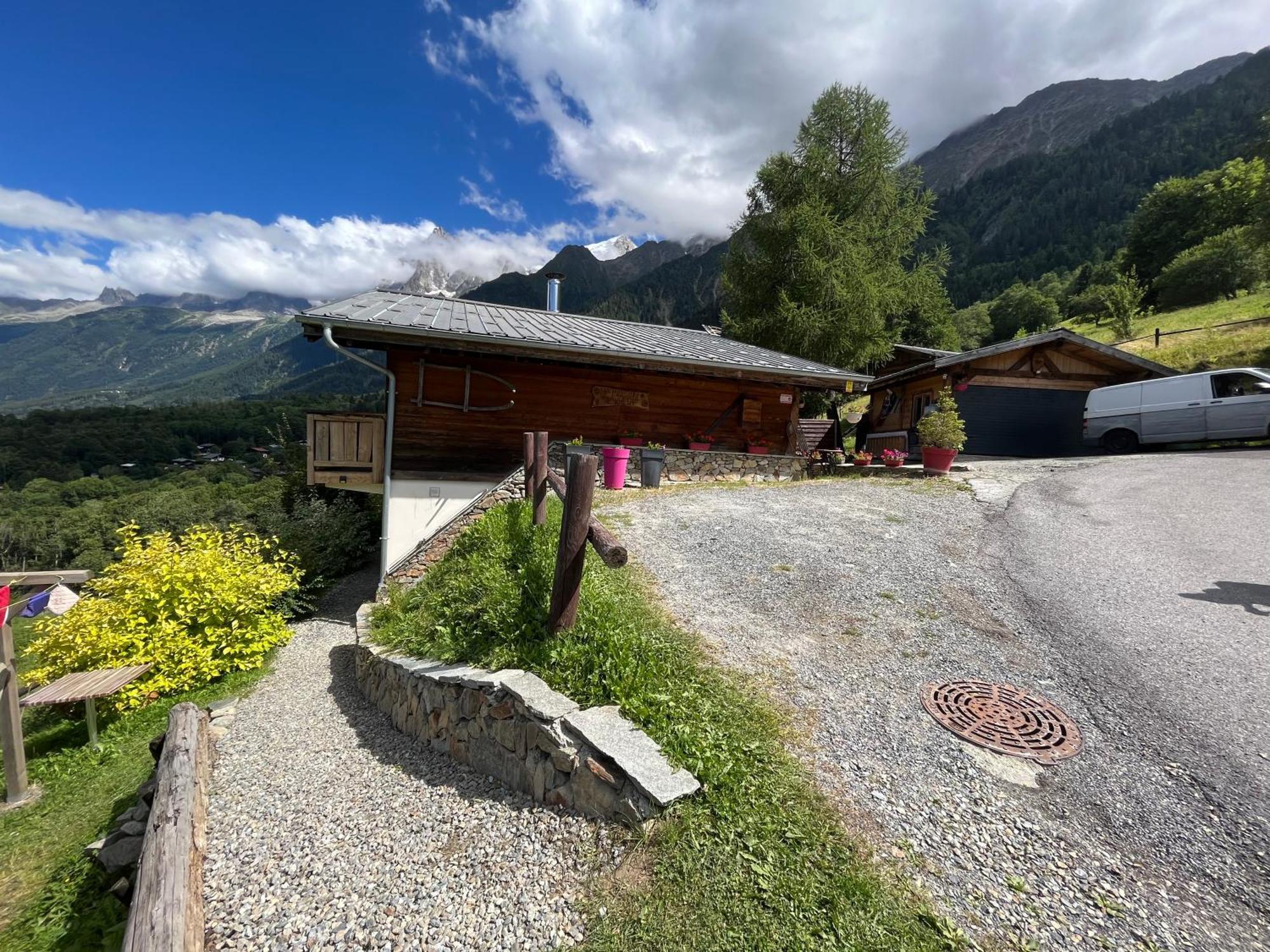 Amazing View Appartement Du Chalet Les Houches Eksteriør bilde